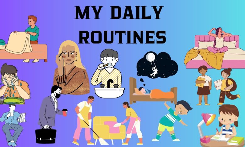 my daily routine paragraph