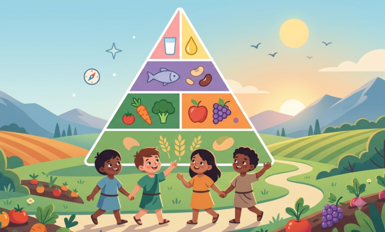 food pyramid paragraph